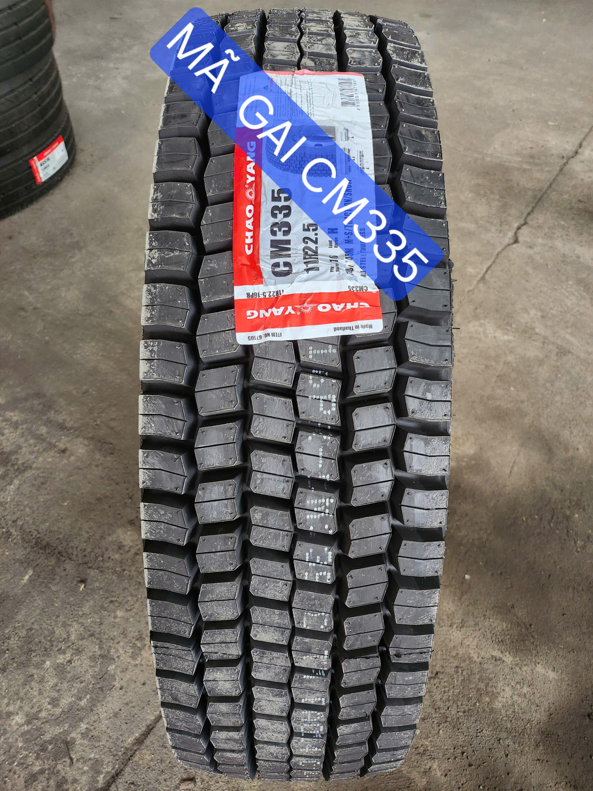 Chaoyang Thái Lan 11R22.5/16PR/CM335 - 11R22.5, size 11R22.5 (Không săm)