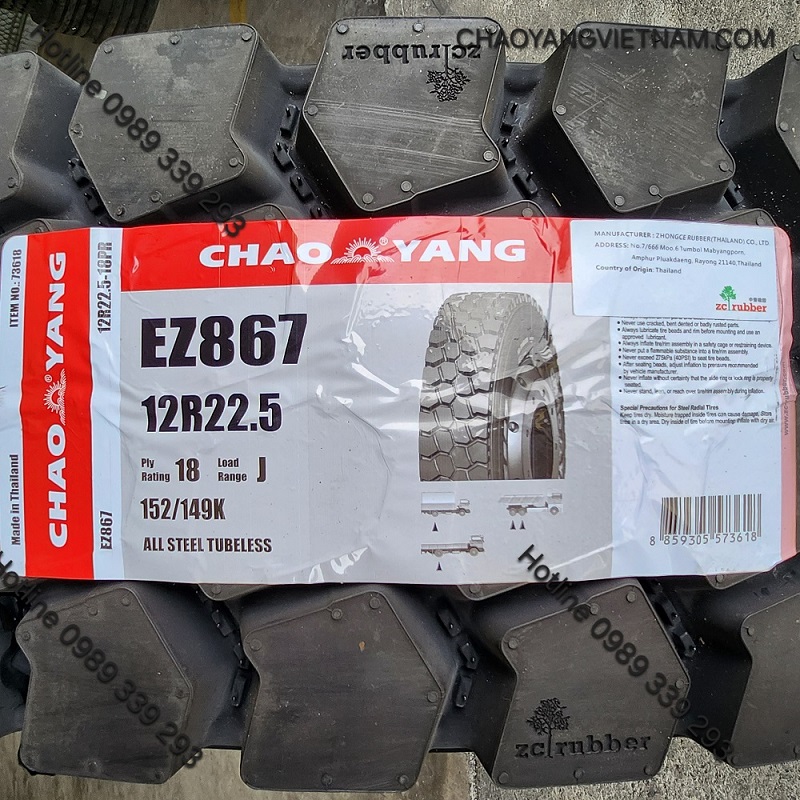 Chaoyang Thái Lan 12R22.5-18PR-EZ867 thumbnail 5