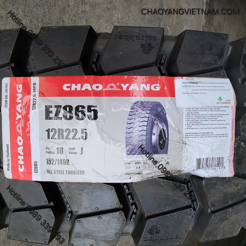 Chaoyang Thái Lan 12R22.5-18PR-EZ865 thumbnail 5