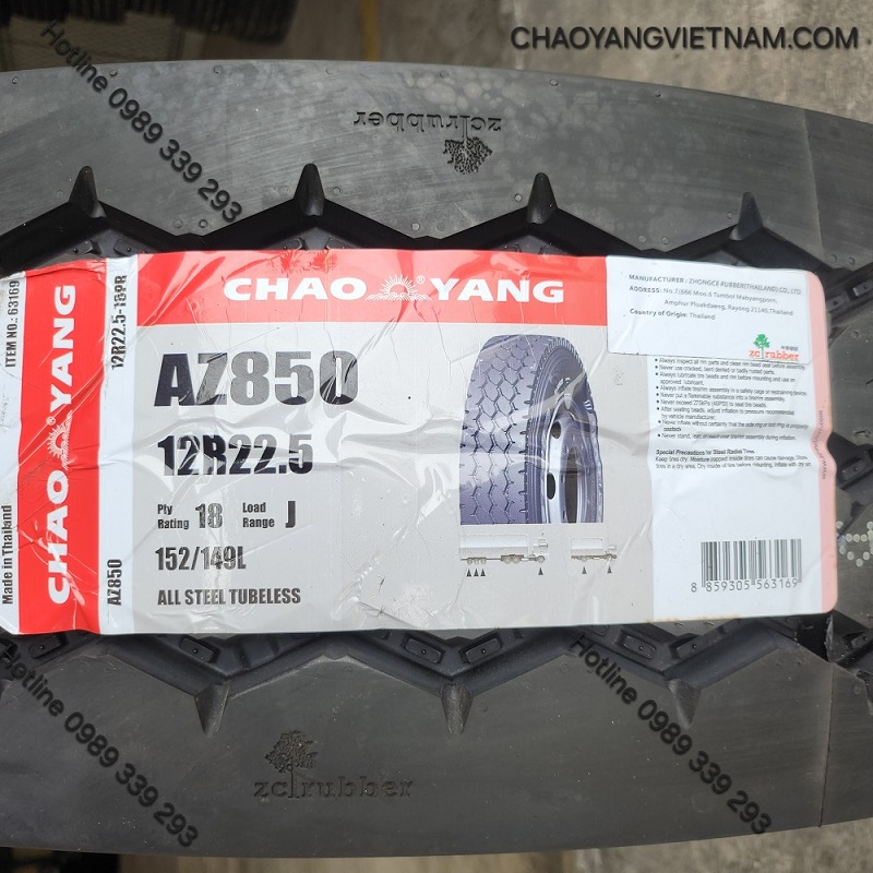 Chaoyang Thái Lan 12R22.5-18PR-AZ850 thumbnail 5