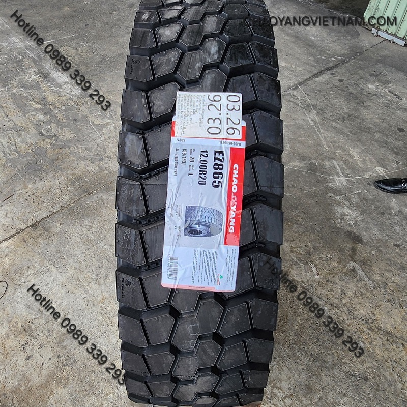 Chaoyang Thái Lan 12.00R20-20PR-EZ865 - 12.00R20, size 12.00R20 (Lốp có săm yếm)