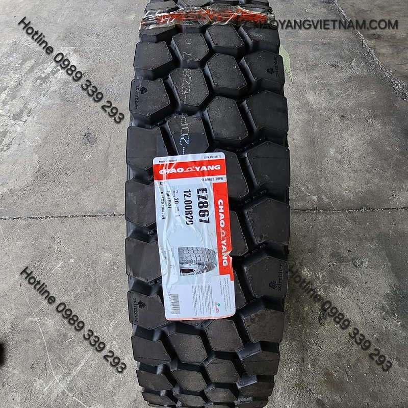 Chaoyang Thái Lan 12.00R20-20PR-EZ867 - 12.00R20, size 12.00R20 (Lốp có săm yếm)