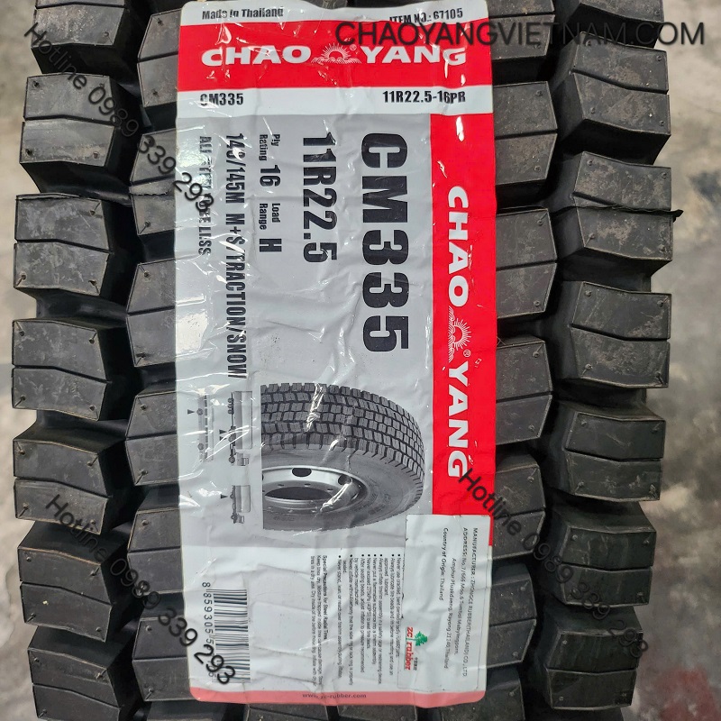 Chaoyang Thái Lan 11R22.5-16PR-CM335 thumbnail 5